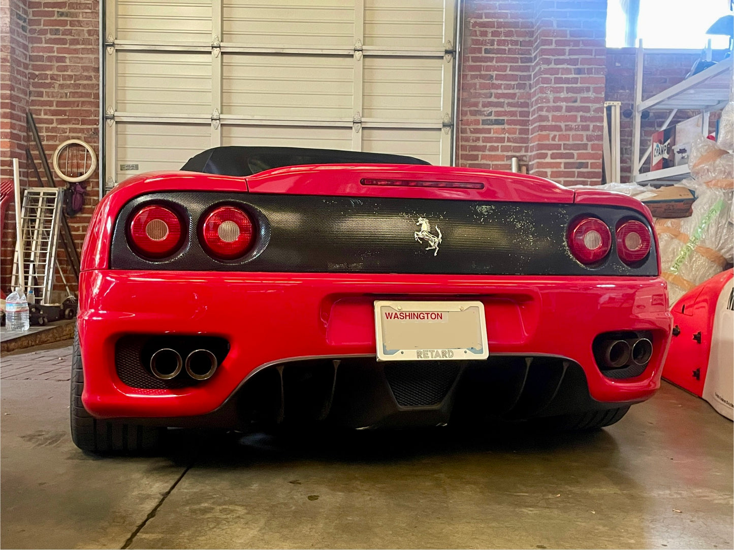 "RETARD" License Plate Frame